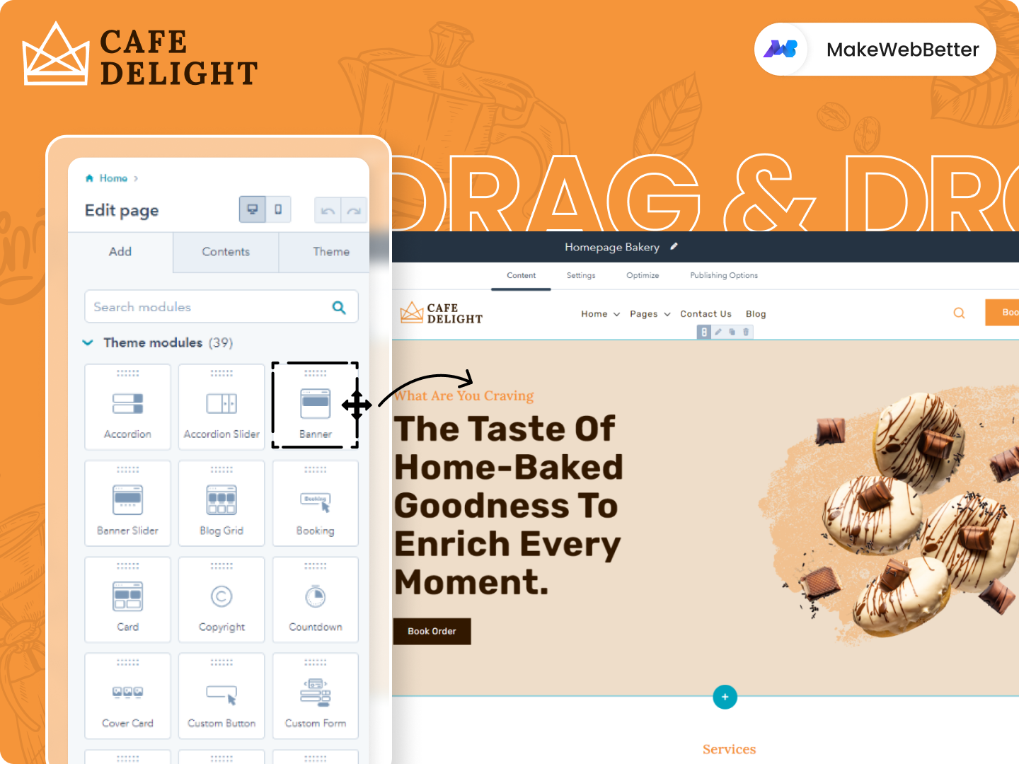 Perfect Blend of Drag n Drop modules