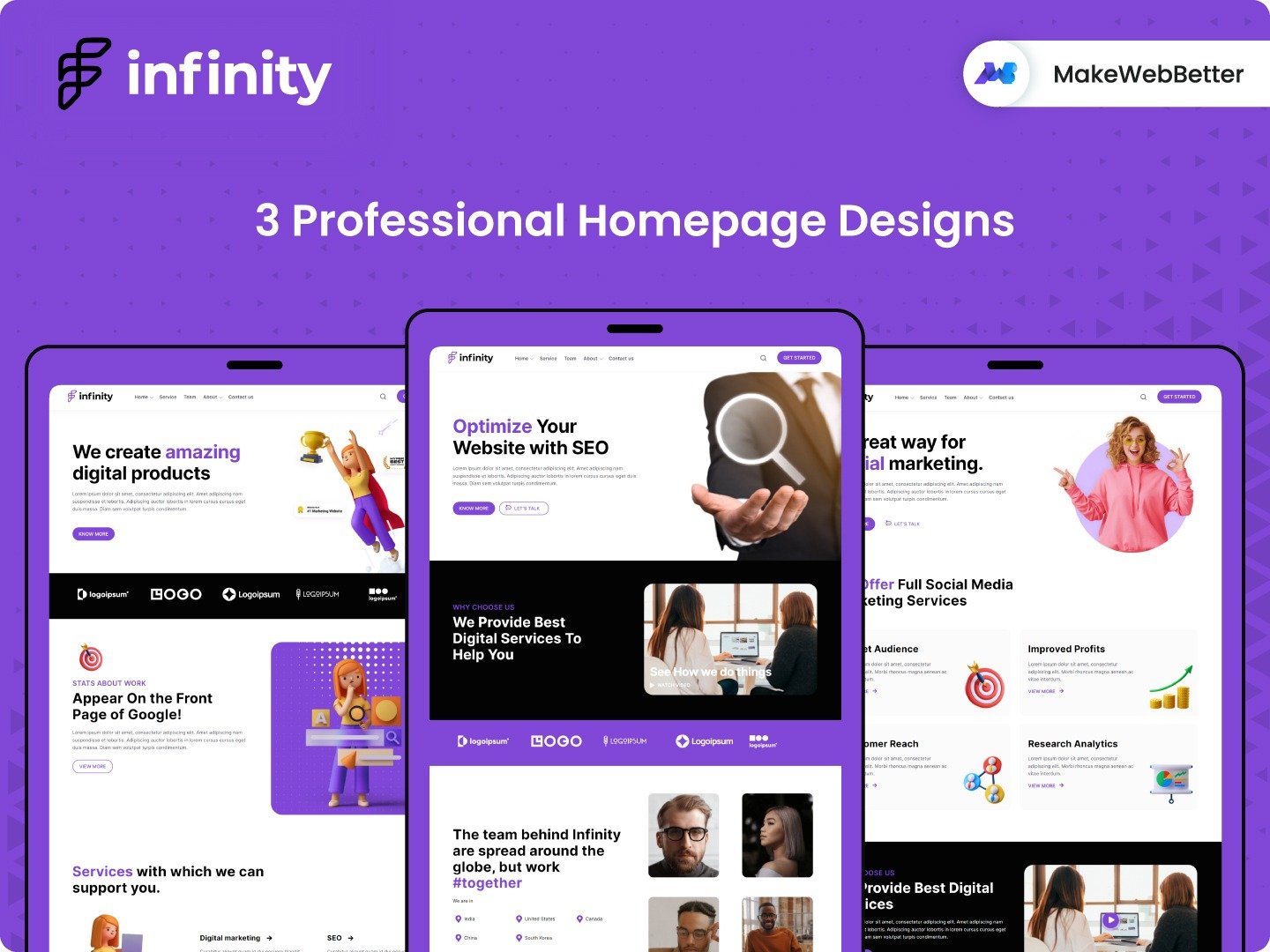 Professional Homepage Designs