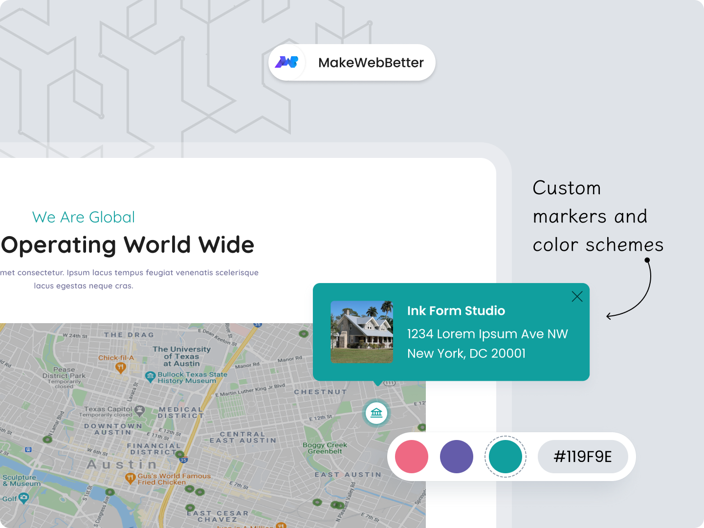Customizable map styles