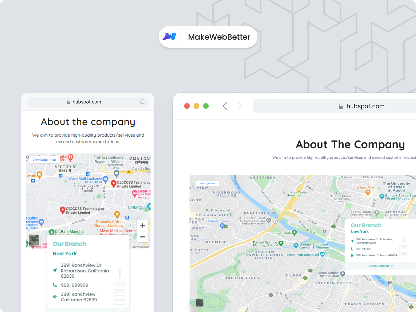 Multiple layout support